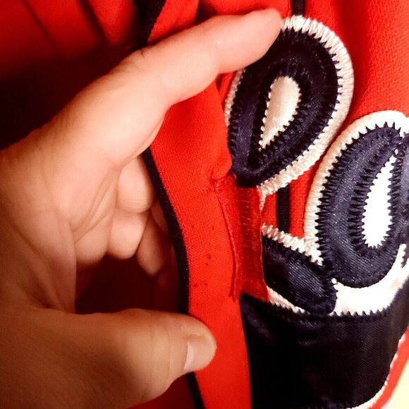 MLB St. Louis Cardinals Red Jersey Blue Sleeves Medium - Picture 4 of 9